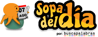 Sopa de letras del día