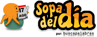 Sopa de letras del día
